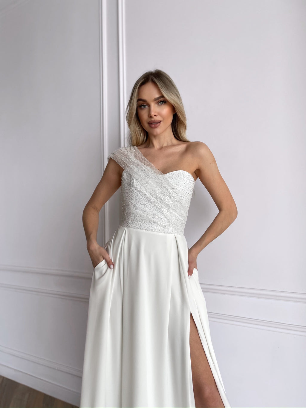 white graduation dress UK
