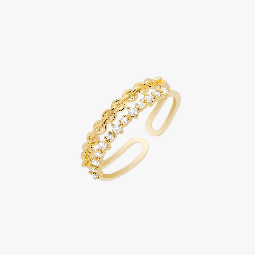 Double chain ring-0
