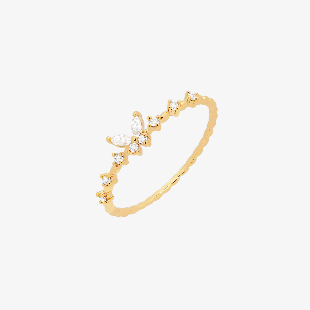 Cubic butterfly ring-0